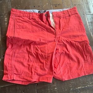 Mens Red Chaps Shorts 34 Waist Like New
